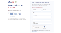 Desktop Screenshot of forexcalc.com